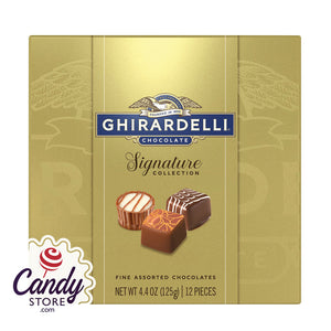 Ghirardelli Chocolate Signature Collection Gold Gift Box - 6ct