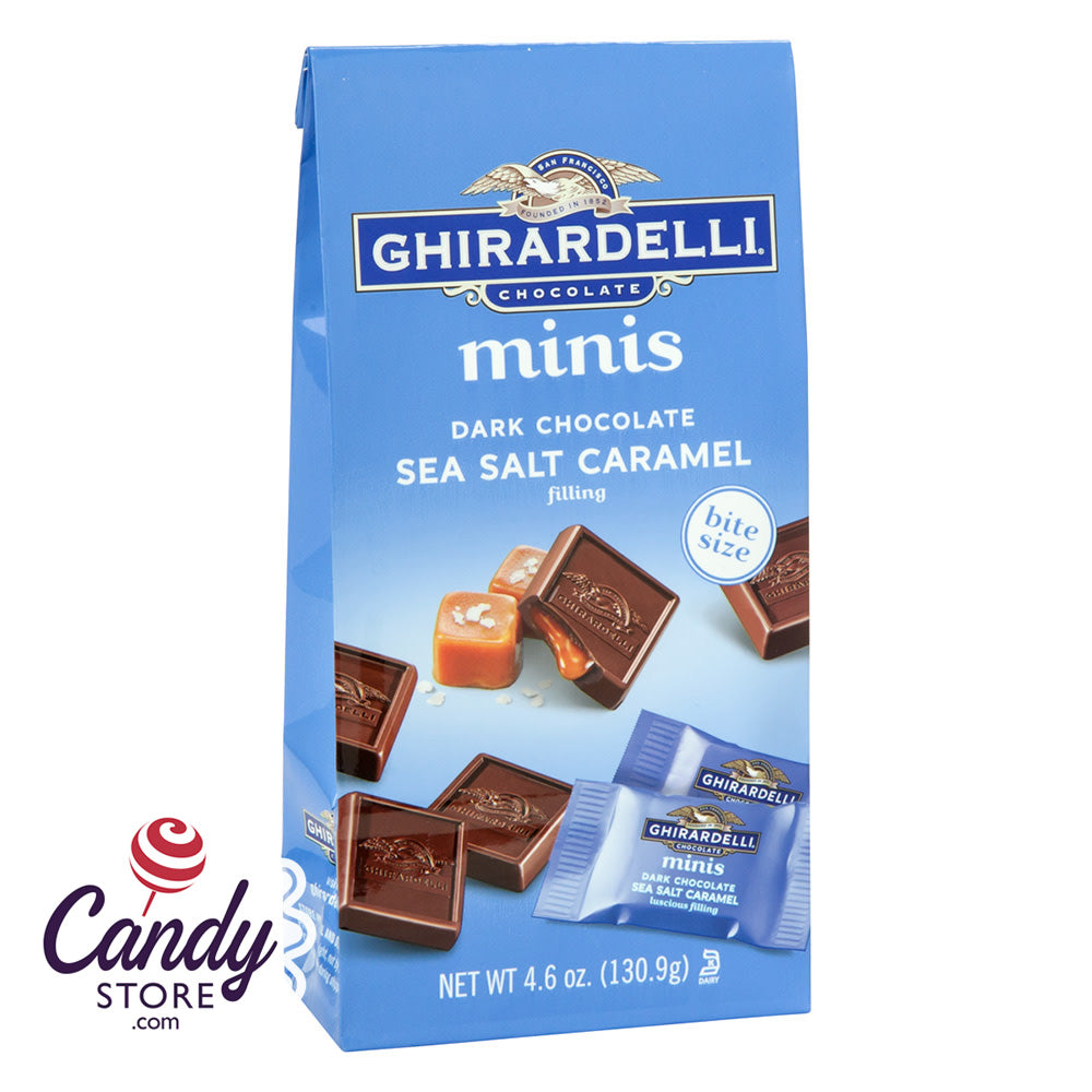 Sea Salt Caramel Dark Choc. 24ct Small Bags Ghirardelli