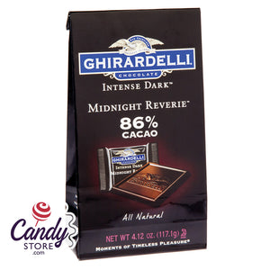 Ghirardelli Midnight Reverie Squares Intense Dark Chocolate - 6ct