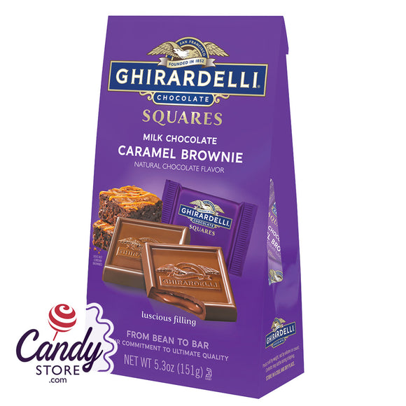 Ghirardelli Milk Chocolate Caramel Brownie Stand-Up Bags - 6ct