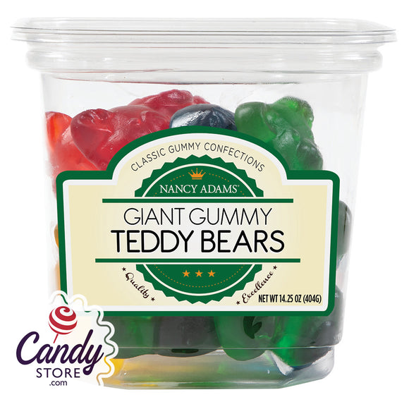 Giant Gummy Teddy Bears - 12ct Tubs