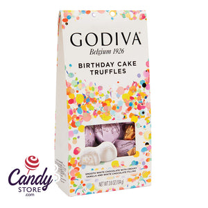 Godiva Birthday Cake Truffles Gable Box - 6ct