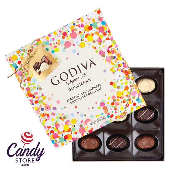 Godiva Goldmark Assorted Cake Flavor Chocolates 9-Piece - 6ct Gift Boxes