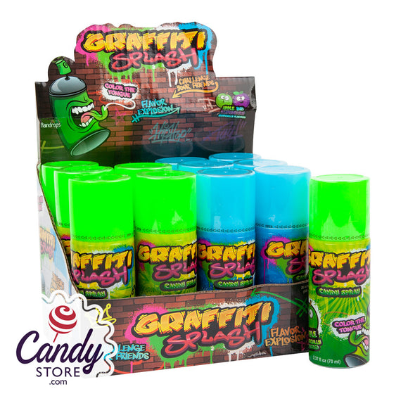 Graffiti Splash Spray Candy - 12ct