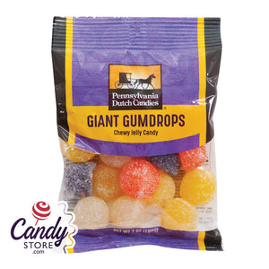 Giant Gumdrops Candy - 12ct Peg Bags 