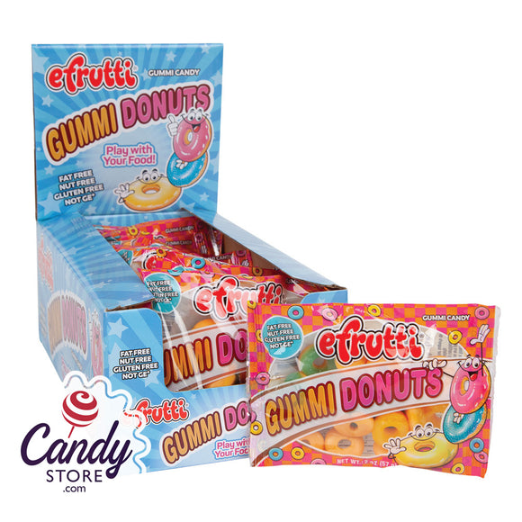 Gummi Donuts Candy - 18ct Bags