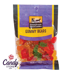 Gummy Bears Peg Bags - 12ct