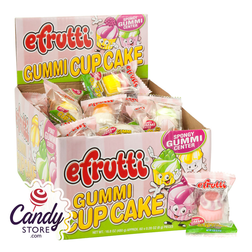 Gummy Cupcakes Candy 60ct - CandyStore.com
