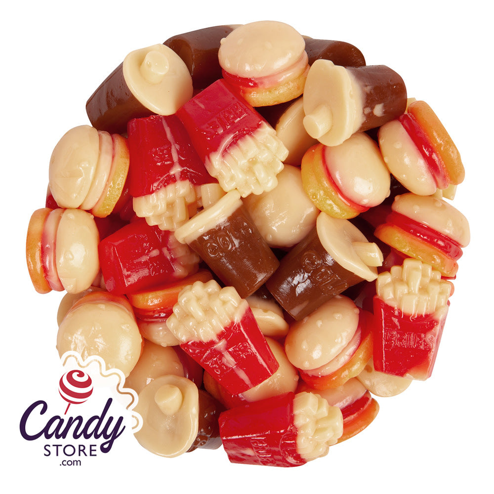 Fast Candy Gummy 3D Fast Food Candies 13.2lb Bulk - CandyStore.com