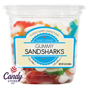Gummy Sandsharks Multi-Color Candy - 12ct Tubs