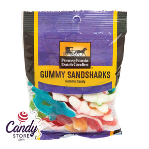 Gummy Sharks Multi-Color Candy - 12ct Peg Bags