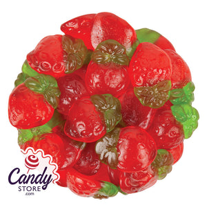 Gummy Strawberries Candy - 5lb Bulk