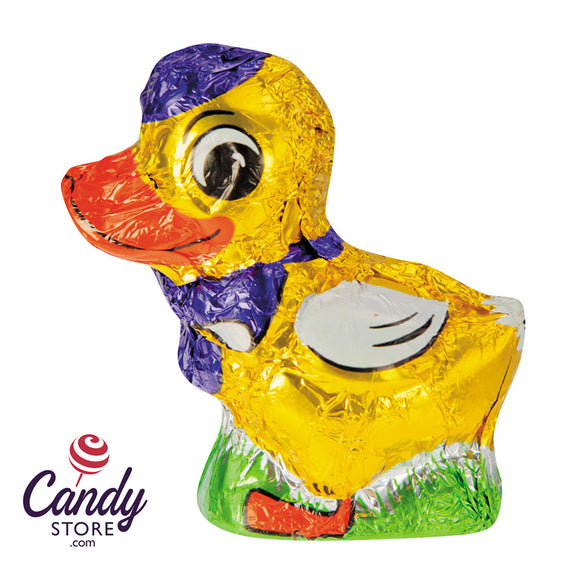Hollow Milk Chocolate Foiled Easter Duck Thompson - 24ct