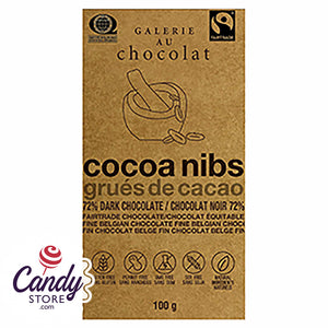 Jelina Cocoa Nibs 72% Dark Chocolate Bars - 8ct