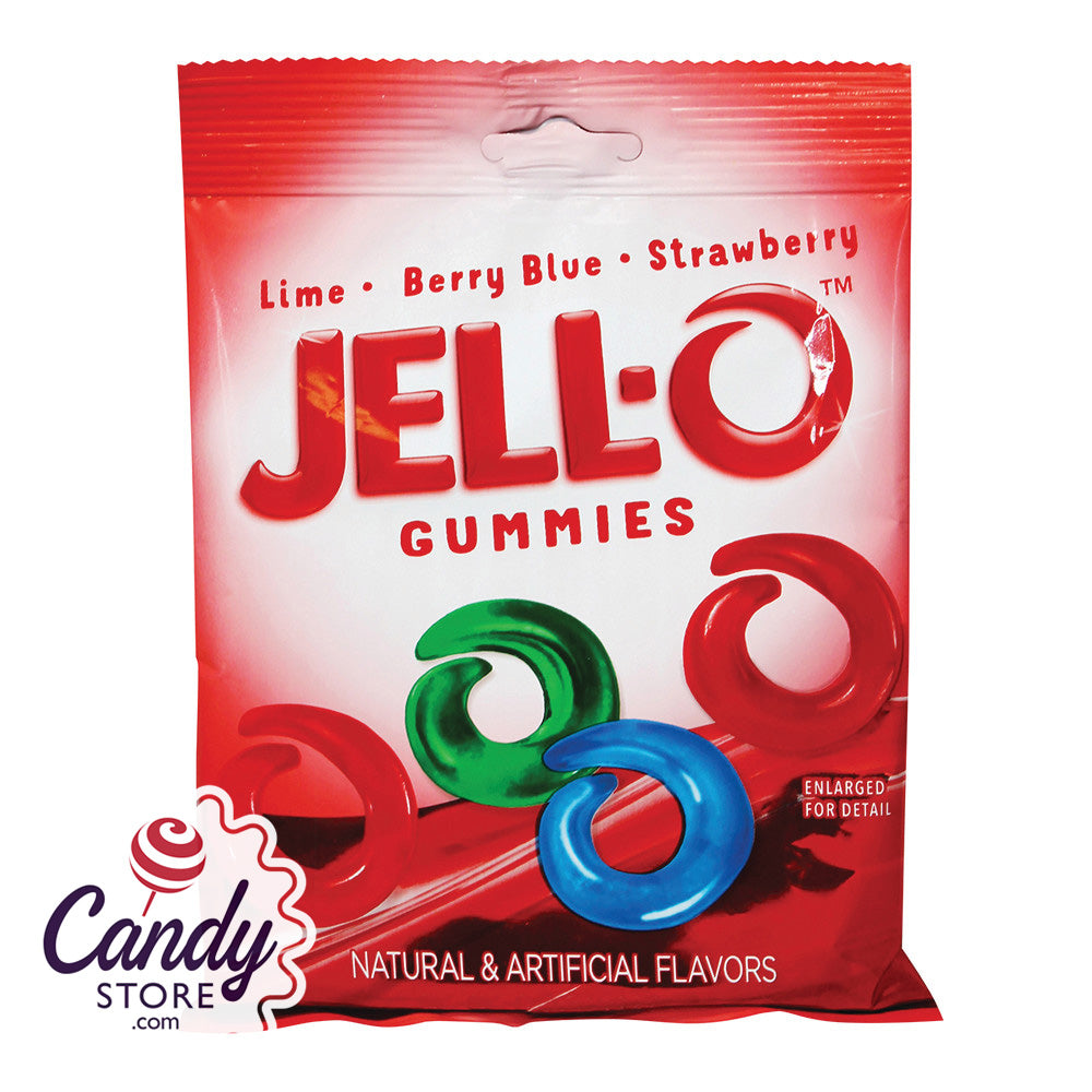 JellO Gummy Candy Bag 12ct