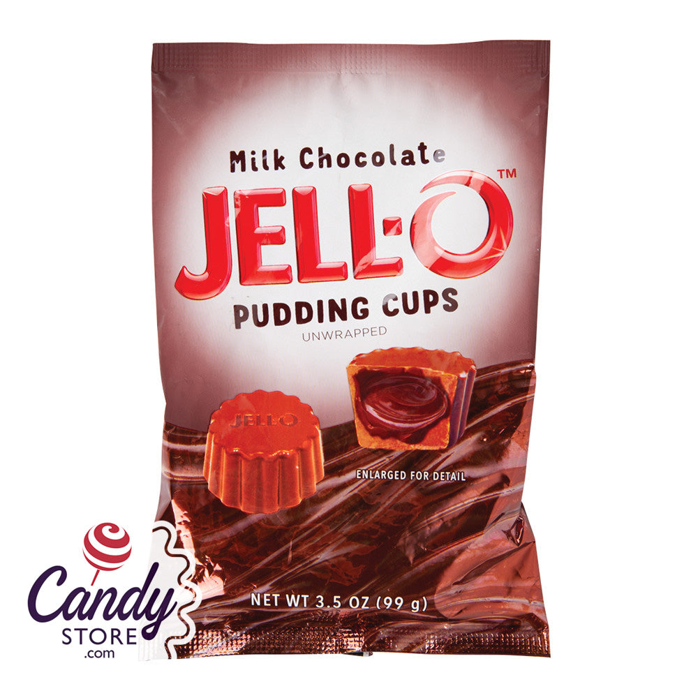JellO Milk Chocolate Pudding Cups Bag 12ct
