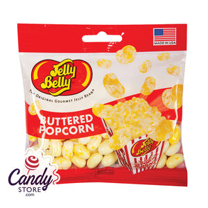 Jelly Belly Buttered Popcorn Jelly Beans - 12ct Peg Bags