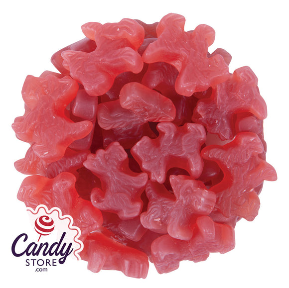 Jelly Belly Strawberry Flavor Scottie Dogs Licorice 10 Lb - 10lb