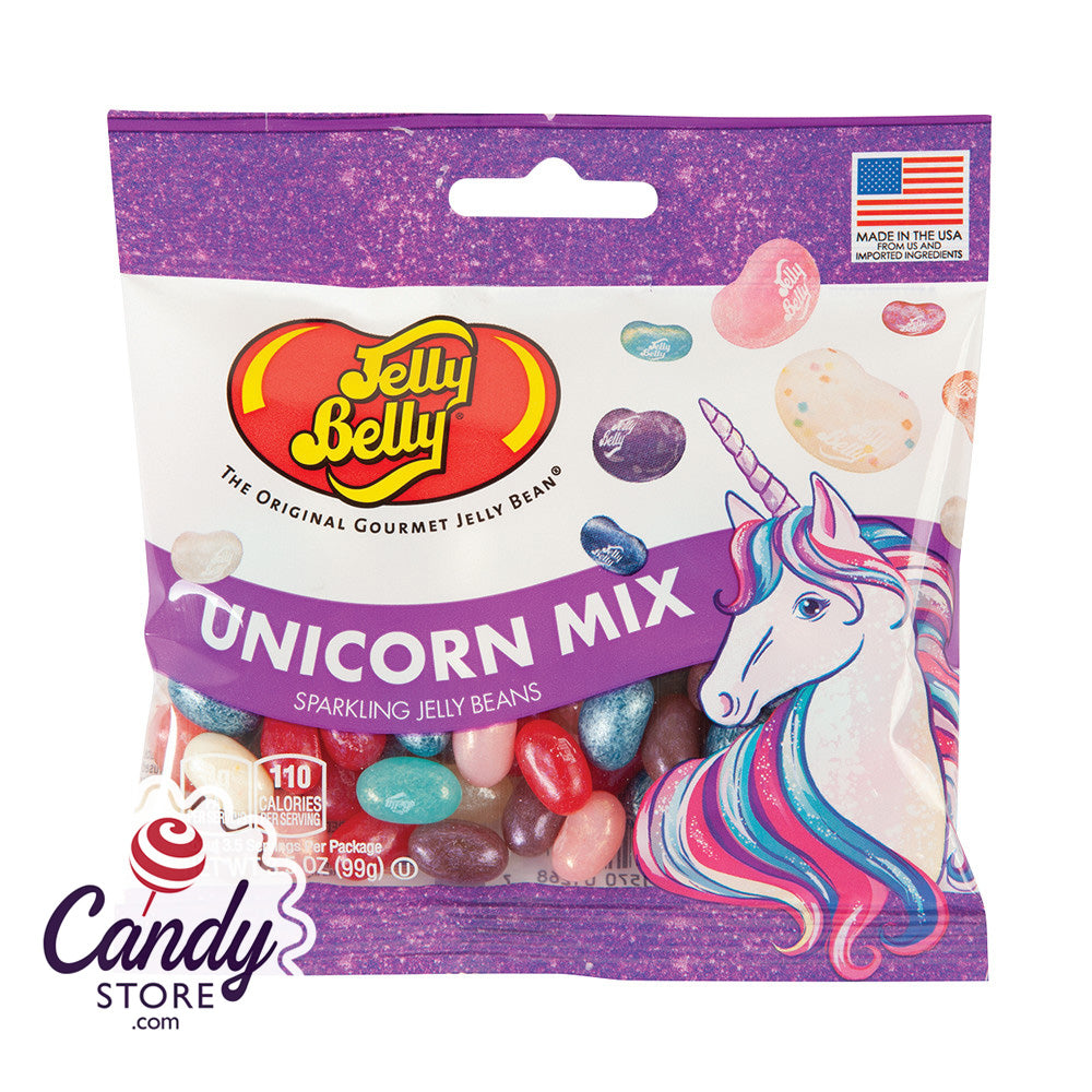 Jelly Belly Unicorn Sparkling 12ct Peg Bags Mix