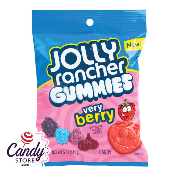Jolly Rancher Very Berry Gummies - 12ct Peg Bags