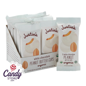 Justin's White Chocolate Peanut Butter Cups 2-Pack - 12ct