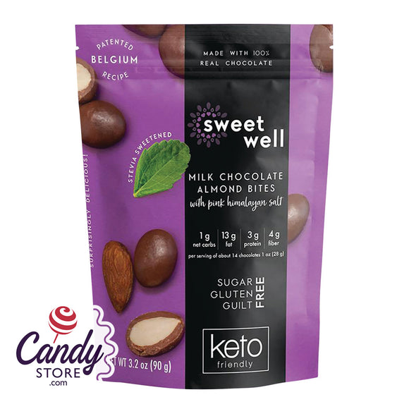 Keto Bites Milk Chocolate Almond Sweetwell - 6ct Pouches