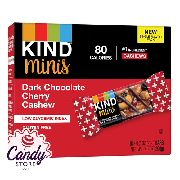 Kind Minis Dark Chocolate Cherry Cherry Cashew 10ct 7oz - 8ct
