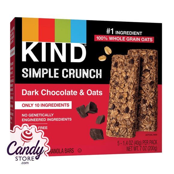 Kind Bars Simple Crunch Oats & Dark Chocolate - 8ct Boxes