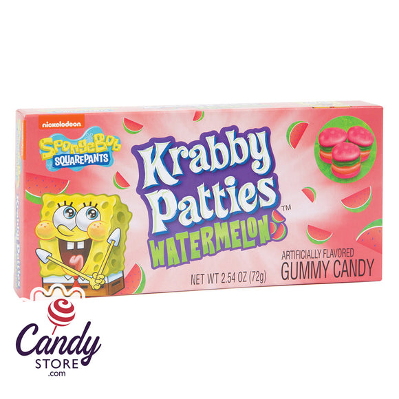 Krabby Patties Watermelon Candy - 12ct Theater Boxes