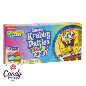 Gummy Krabby Patty Colors Candy - 12ct Theater Boxes