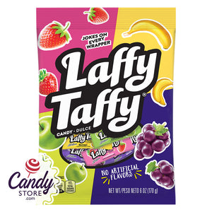 Laffy Taffy Candy Peg Bags - 12ct