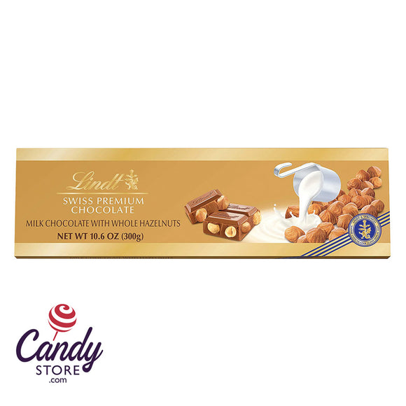 Lindt Swiss Milk Chocolate Hazelnut Bars - 10ct