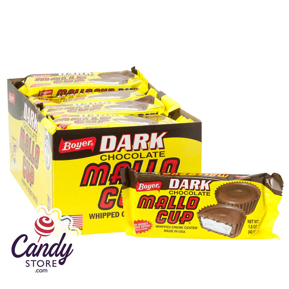 Mallo Cups Dark Chocolate Candy - 24ct