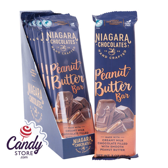 Milk Chocolate Peanut Butter Niagara Choocolates Bars - 8ct