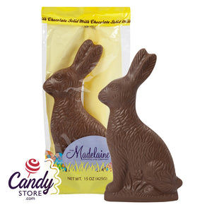 Milk Chocolate Sitting Rabbit Madelaine - 12ct