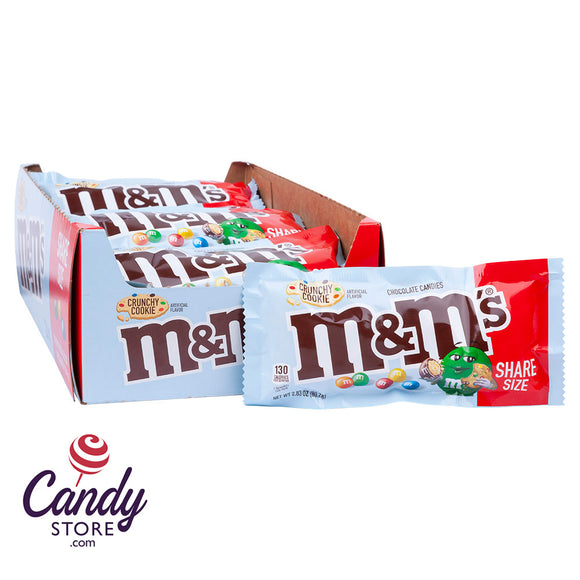 M&M's Crunchy Cookie Candy - 24ct Share Size Bags