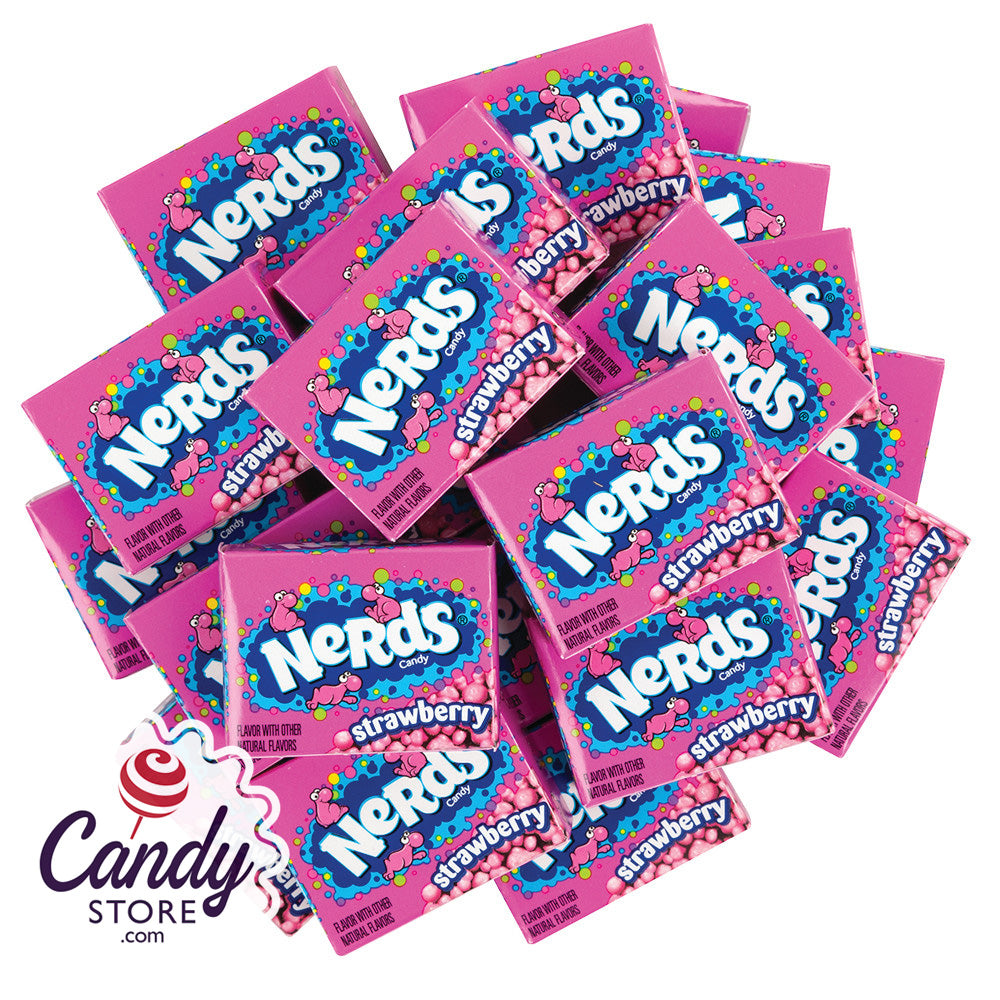 Nerds Strawberry Mini Boxes 30lb Treat Size - CandyStore.com