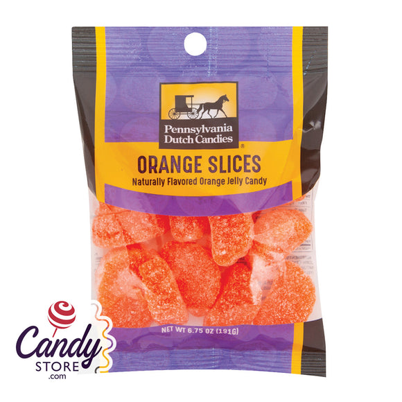 Orange Slices Candy - 12ct Peg Bags