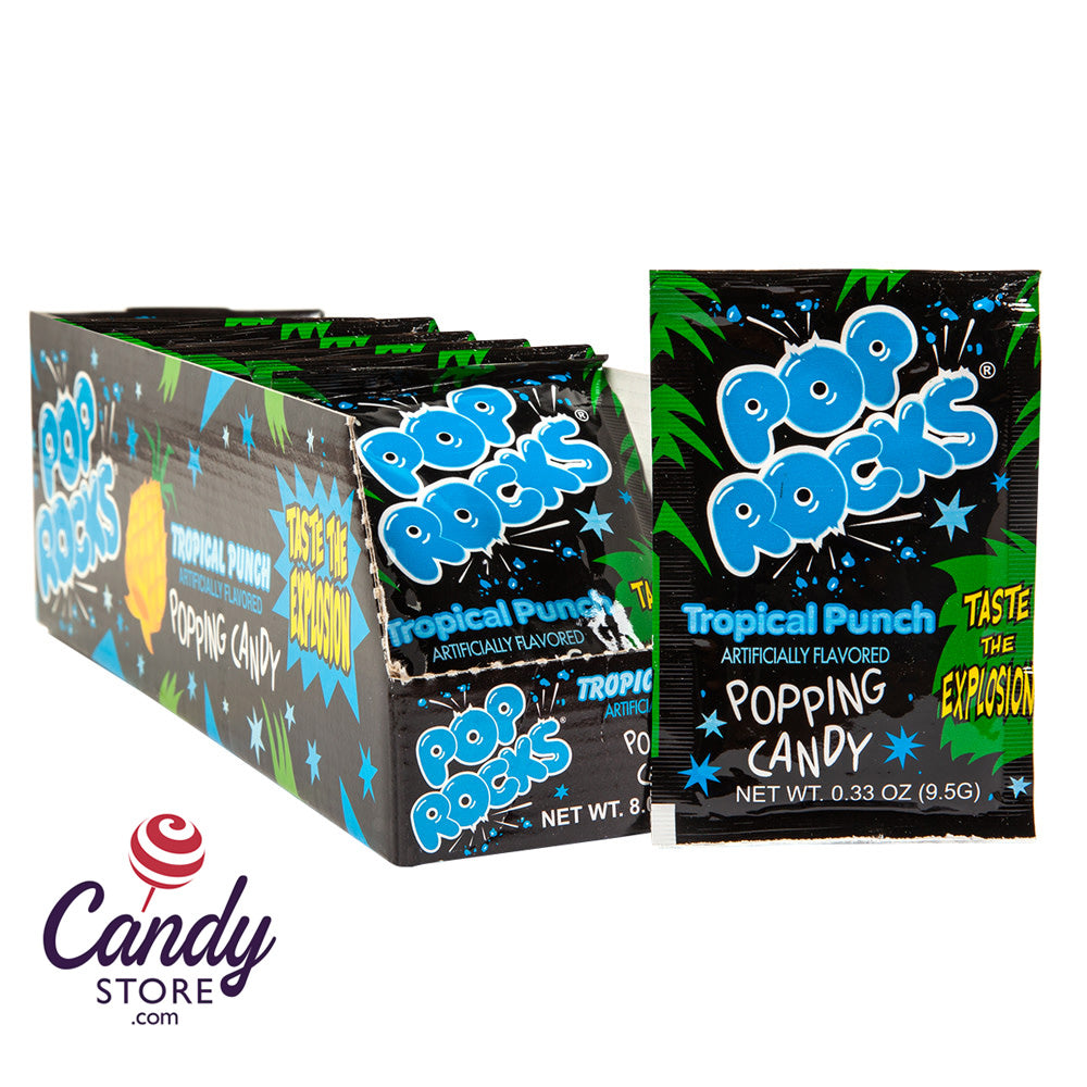 Punching Rocks Pop Rocks Tropical Punch Candy 24ct - CandyStore.com