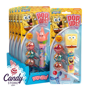 Pop Ups Spongebob Candy - 6ct