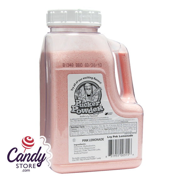 Pucker Powder Sour Pink Lemonade Bottle - 1ct