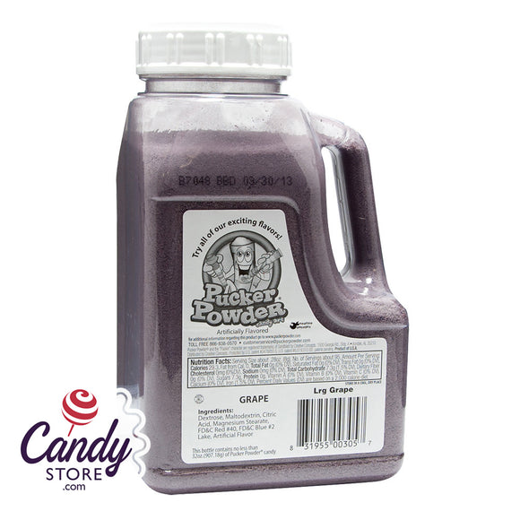 Pucker Powder Sour Purple Grape Bottle - 1ct