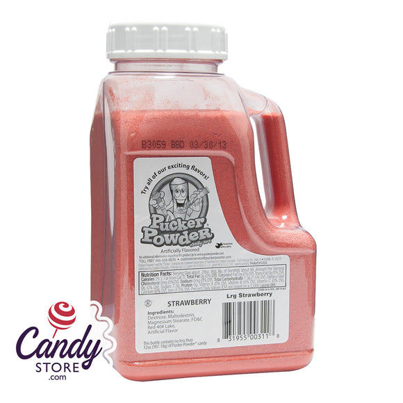Pucker Powder Sweet Red Strawberry Bottle - 1ct