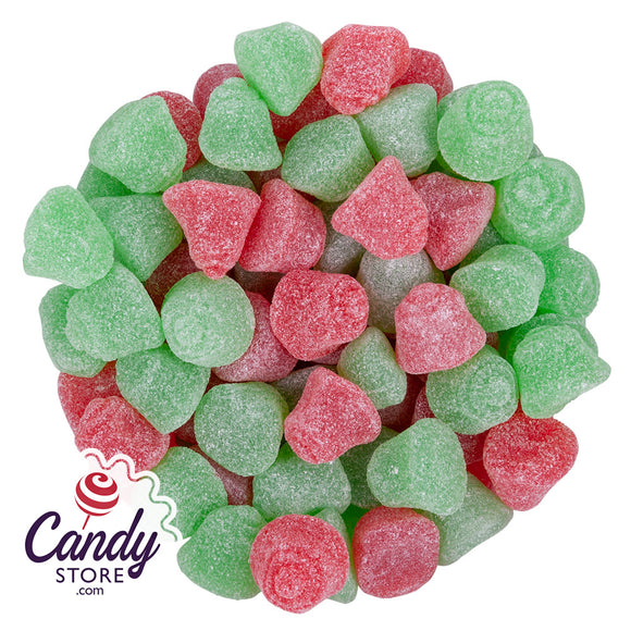 Red & Green Jelly Bells Candy - 15lb Bulk