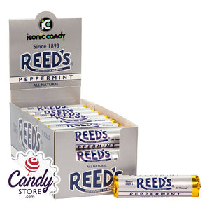 Reed's Peppermint Rolls Candy - 24ct