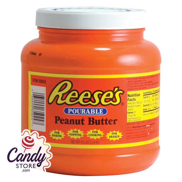 Reese's Peanut Butter Pourable Tub - 4.5lb Bulk