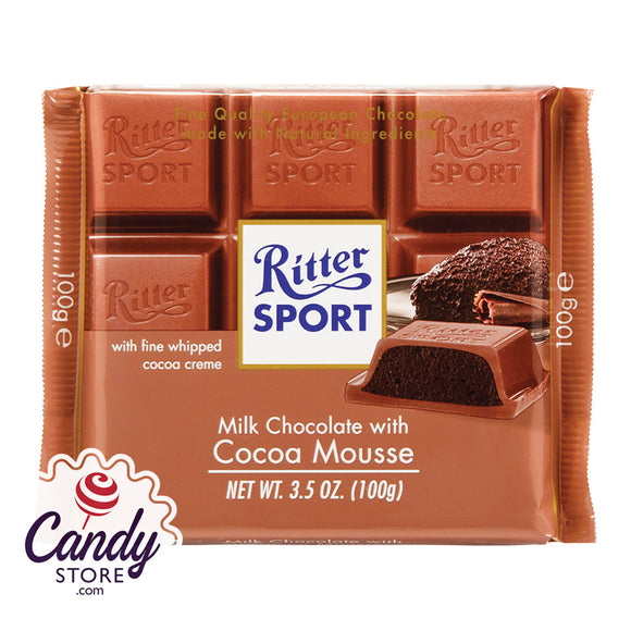 Ritter Sport Milk Chocolate with Cocoa Mousse Bars - 11ct