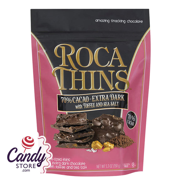 Roca Thins Extra Dark Chocolate - 8ct