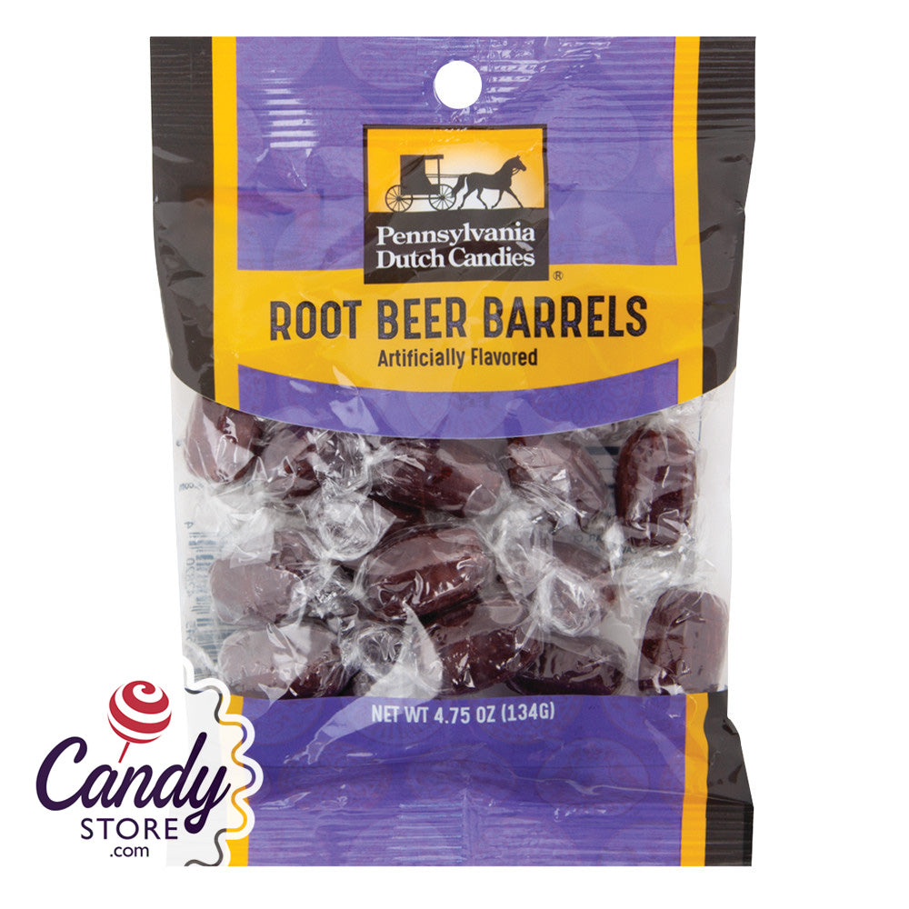 Root Beer Barrels Candy Peg Bags 12ct