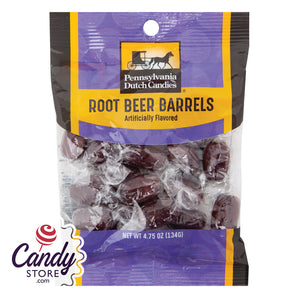 Root Beer Barrels Candy Peg Bags - 12ct